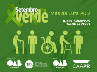 Setembro Verde - Mês da Luta da Pessoa com Deficiência