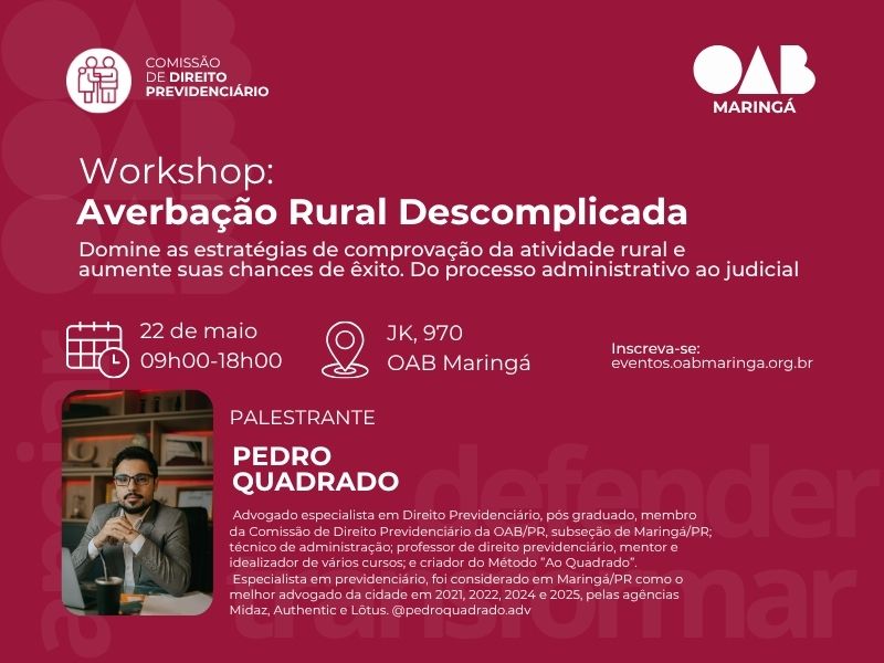 Workshop Averbação Rural Descomplicada