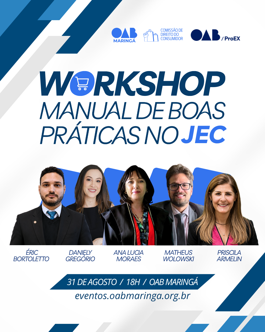 PROEX – Workshop – Manual de Boas Práticas no JEC